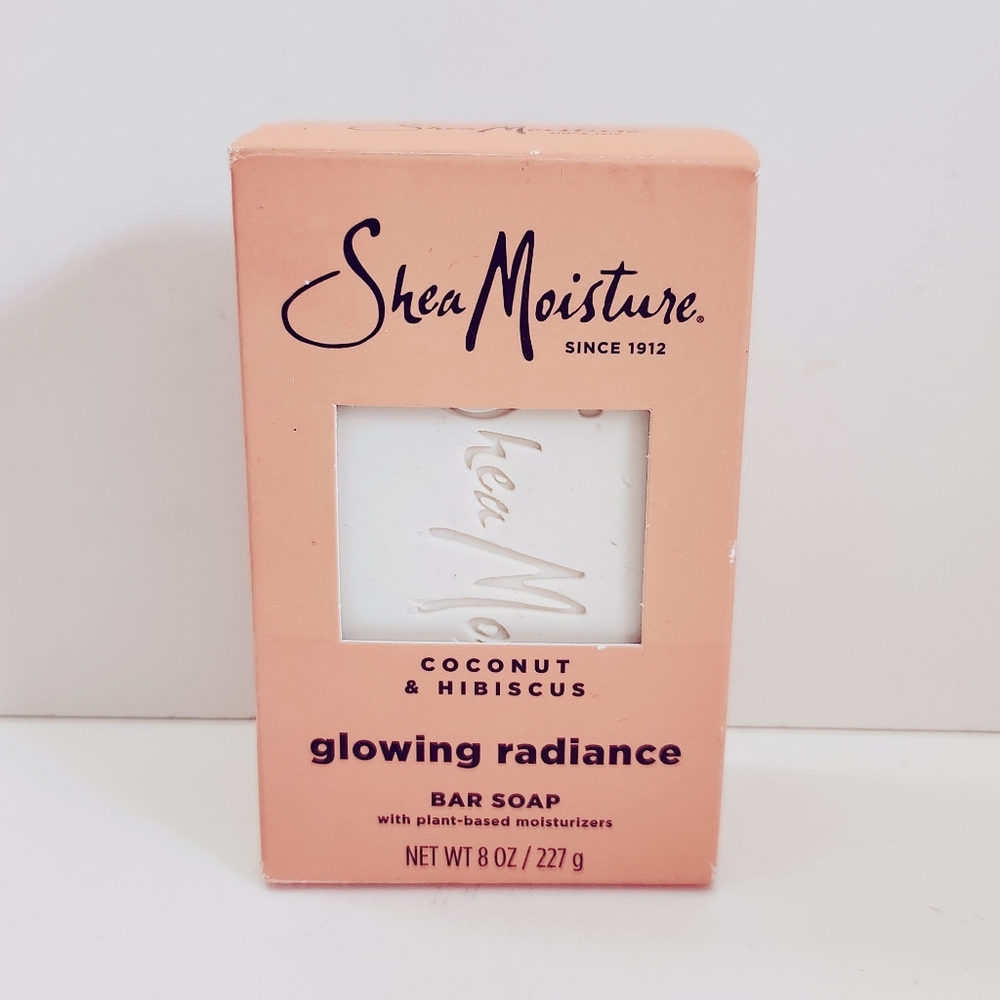 🔮3/$15 SheaMoisture Bar Soap Coconut & Hibiscus Glowing Radiance